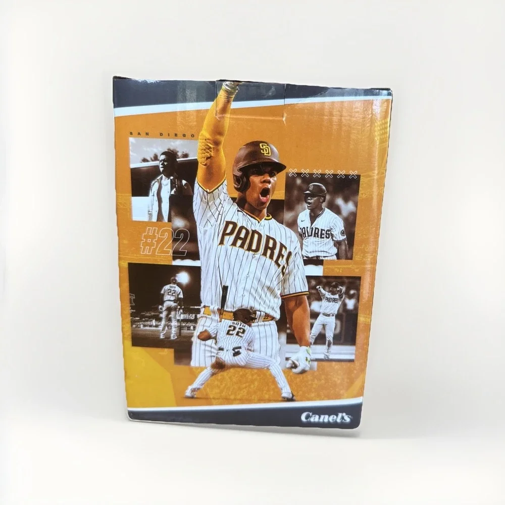 2023 San Diego Padres #22 Juan Soto Shuffle Canel's Bobblehead SGA Baseball Bat